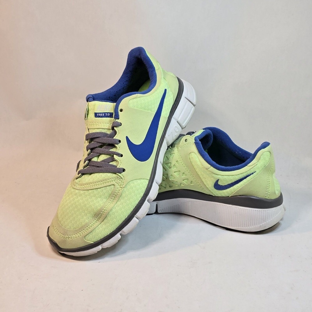 Nike Womens Free 7.0 V2 Size 8.5‎ Running Shoes Neon Green Sneakers 396044-341